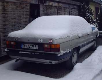 Winter Audi im Winter